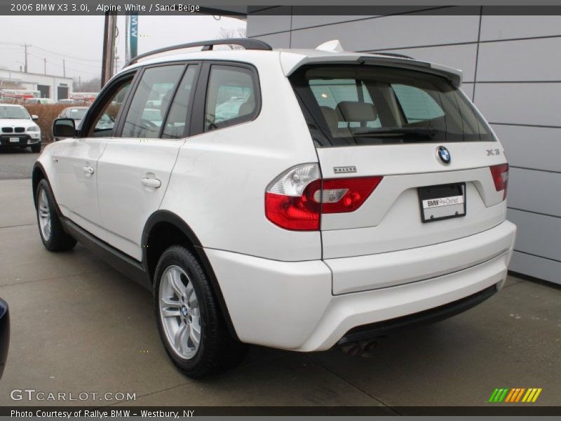 Alpine White / Sand Beige 2006 BMW X3 3.0i