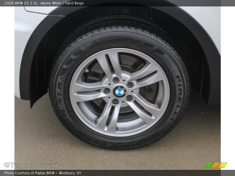 Alpine White / Sand Beige 2006 BMW X3 3.0i