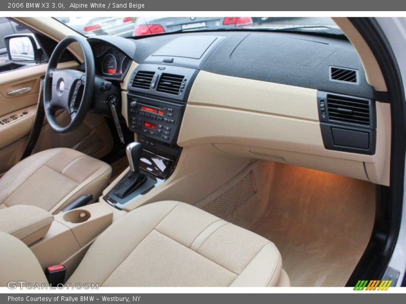Alpine White / Sand Beige 2006 BMW X3 3.0i
