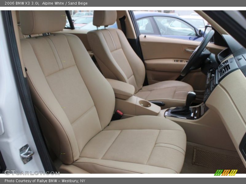 Alpine White / Sand Beige 2006 BMW X3 3.0i