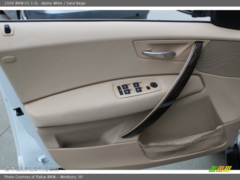 Alpine White / Sand Beige 2006 BMW X3 3.0i