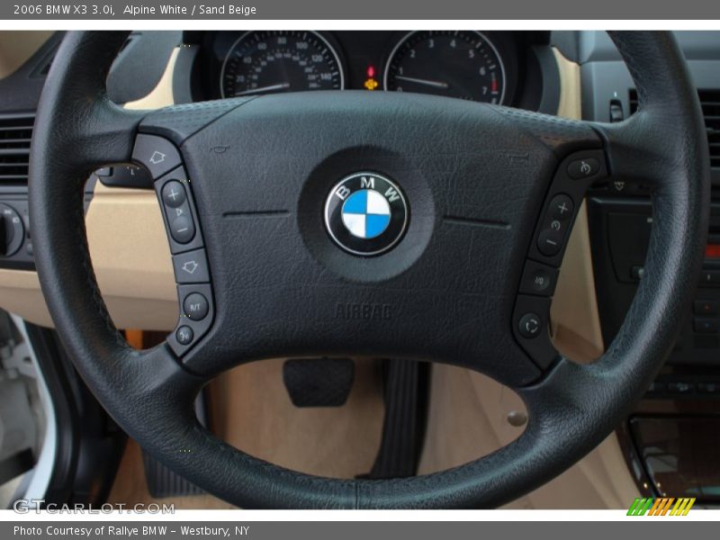 Alpine White / Sand Beige 2006 BMW X3 3.0i