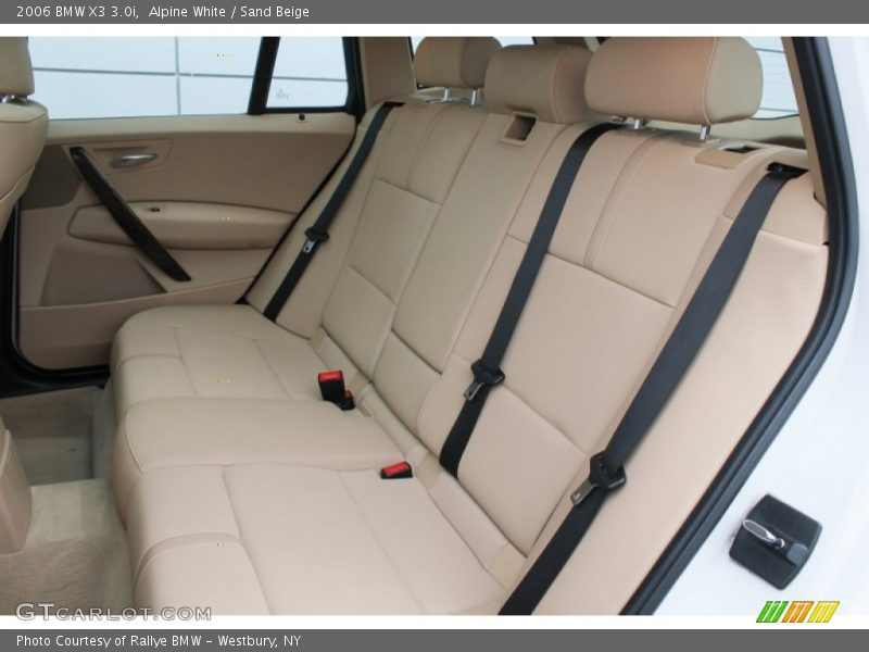 Alpine White / Sand Beige 2006 BMW X3 3.0i