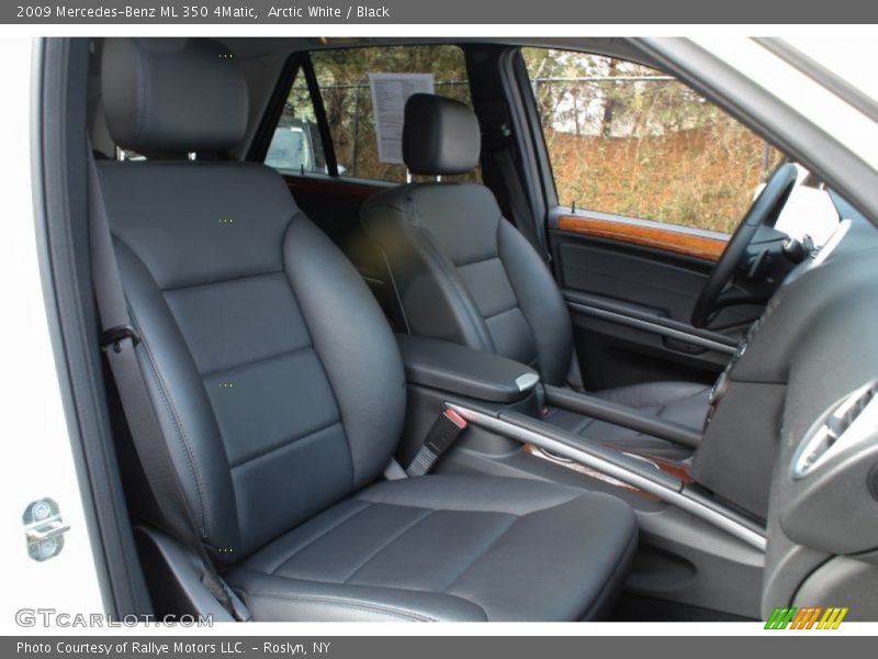 Arctic White / Black 2009 Mercedes-Benz ML 350 4Matic