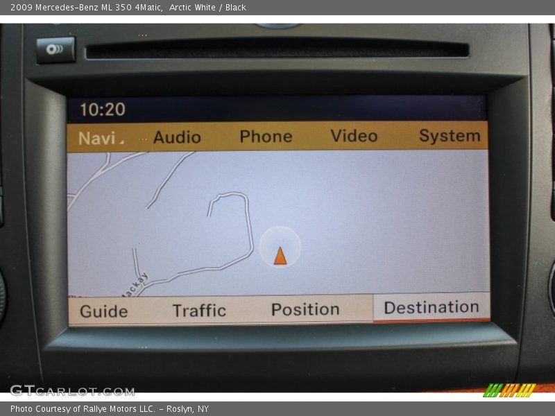 Arctic White / Black 2009 Mercedes-Benz ML 350 4Matic