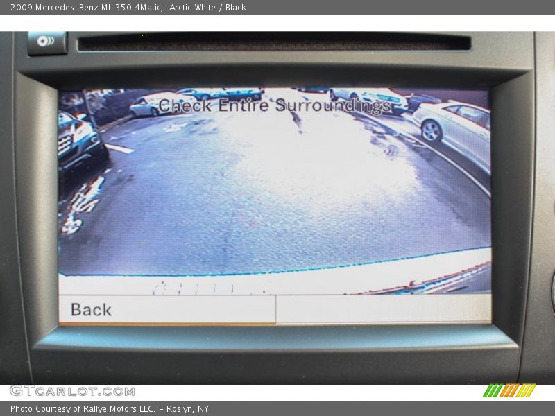 Arctic White / Black 2009 Mercedes-Benz ML 350 4Matic
