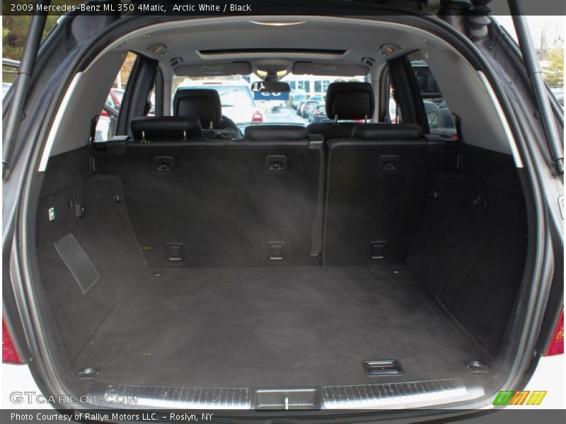 Arctic White / Black 2009 Mercedes-Benz ML 350 4Matic