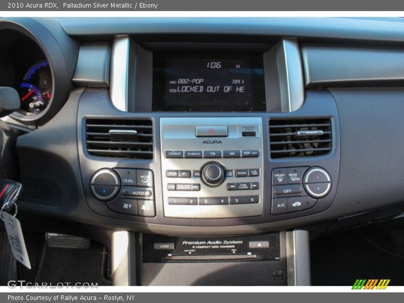 Palladium Silver Metallic / Ebony 2010 Acura RDX