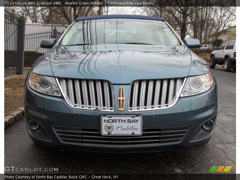Atlantis Green Metallic / Cashmere/Fine Line Ebony 2010 Lincoln MKS EcoBoost AWD