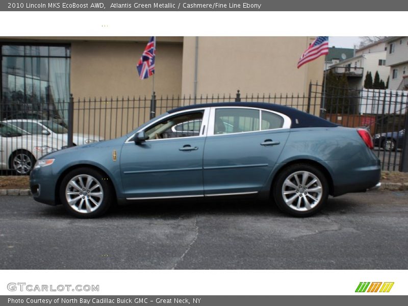 Atlantis Green Metallic / Cashmere/Fine Line Ebony 2010 Lincoln MKS EcoBoost AWD