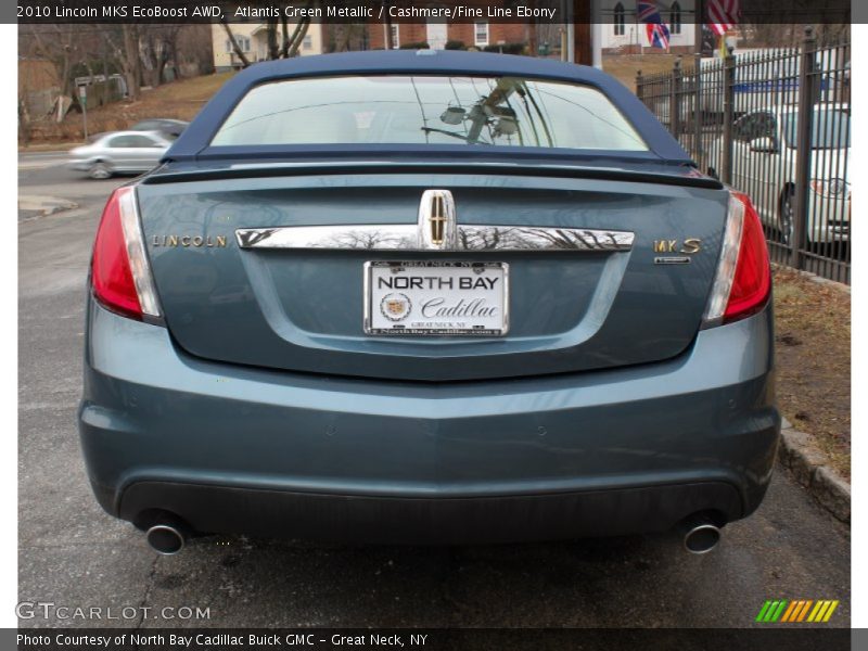 Atlantis Green Metallic / Cashmere/Fine Line Ebony 2010 Lincoln MKS EcoBoost AWD