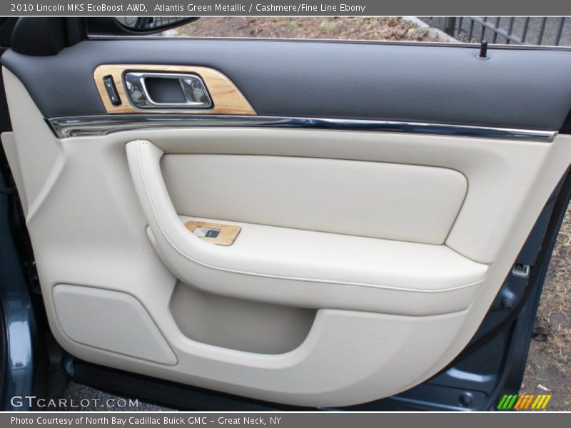 Atlantis Green Metallic / Cashmere/Fine Line Ebony 2010 Lincoln MKS EcoBoost AWD