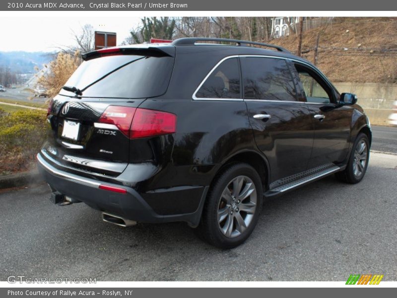 Crystal Black Pearl / Umber Brown 2010 Acura MDX Advance