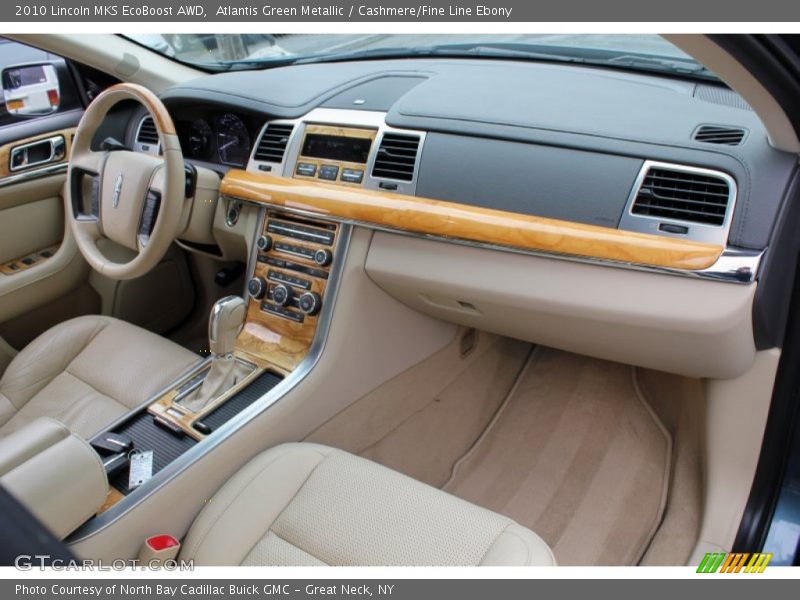 Atlantis Green Metallic / Cashmere/Fine Line Ebony 2010 Lincoln MKS EcoBoost AWD