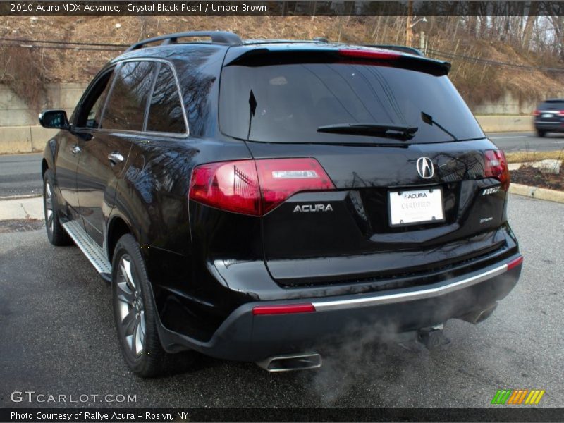 Crystal Black Pearl / Umber Brown 2010 Acura MDX Advance