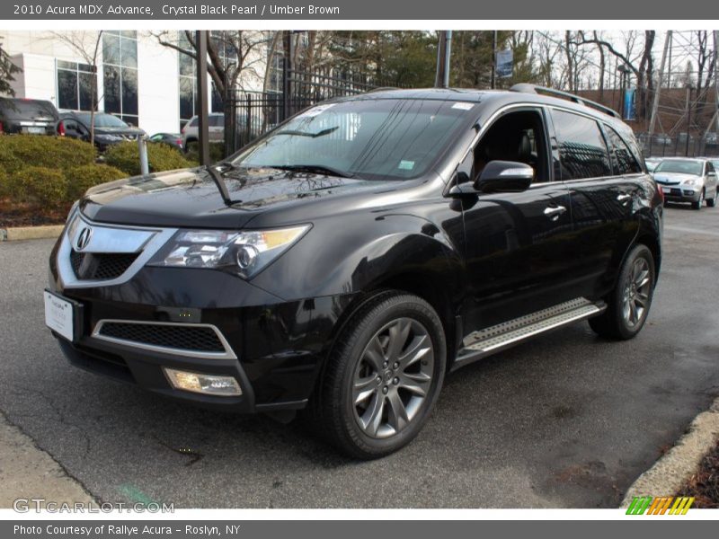 Crystal Black Pearl / Umber Brown 2010 Acura MDX Advance