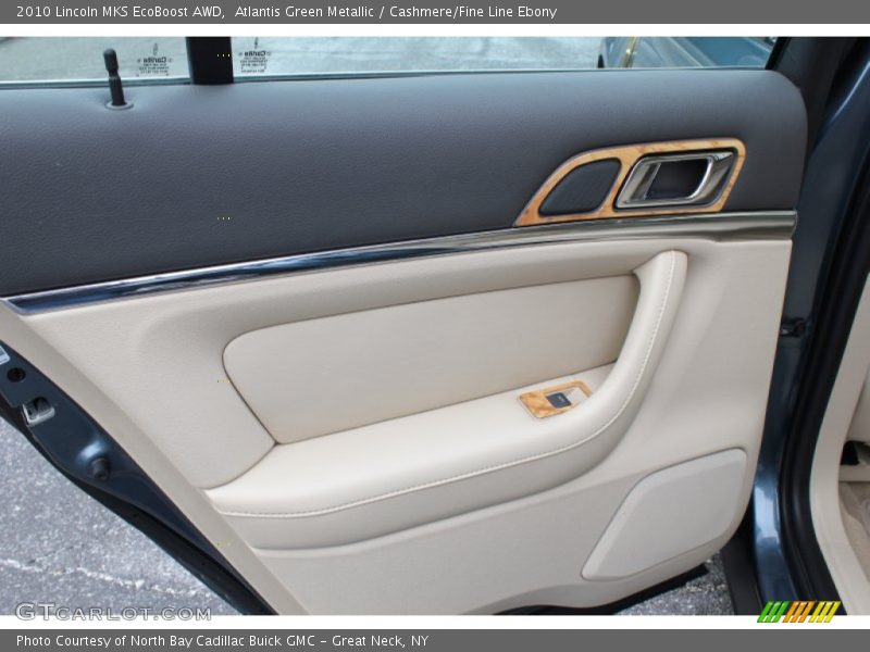 Atlantis Green Metallic / Cashmere/Fine Line Ebony 2010 Lincoln MKS EcoBoost AWD