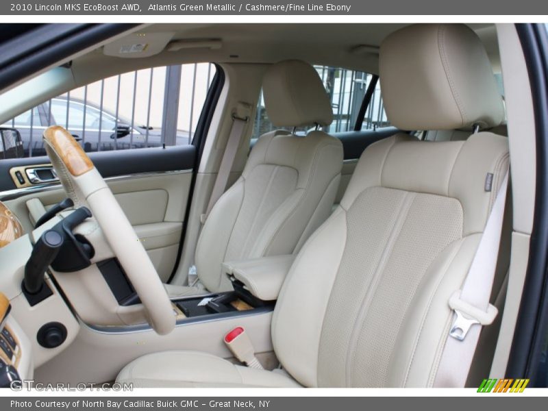 Atlantis Green Metallic / Cashmere/Fine Line Ebony 2010 Lincoln MKS EcoBoost AWD