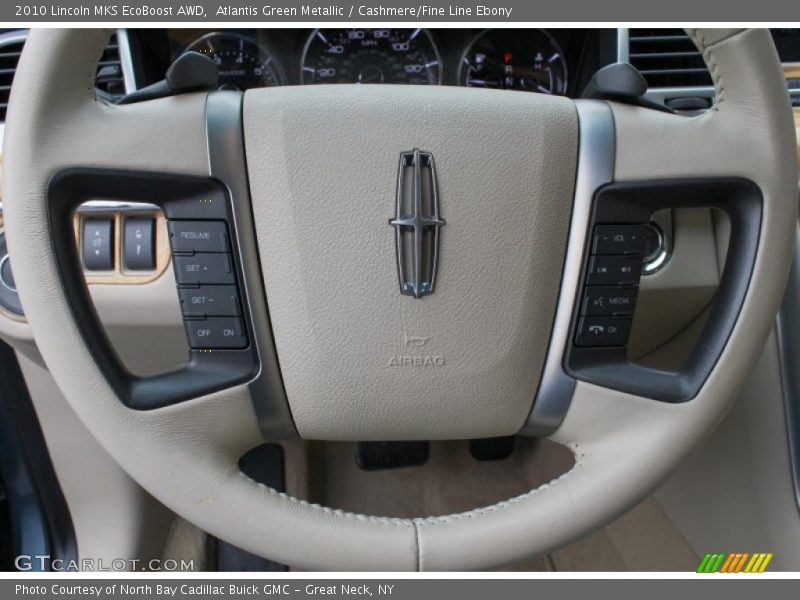 Atlantis Green Metallic / Cashmere/Fine Line Ebony 2010 Lincoln MKS EcoBoost AWD