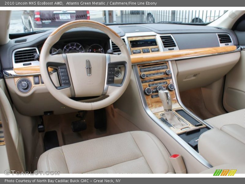 Atlantis Green Metallic / Cashmere/Fine Line Ebony 2010 Lincoln MKS EcoBoost AWD