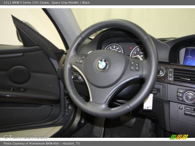 Space Gray Metallic / Black 2011 BMW 3 Series 335i Coupe