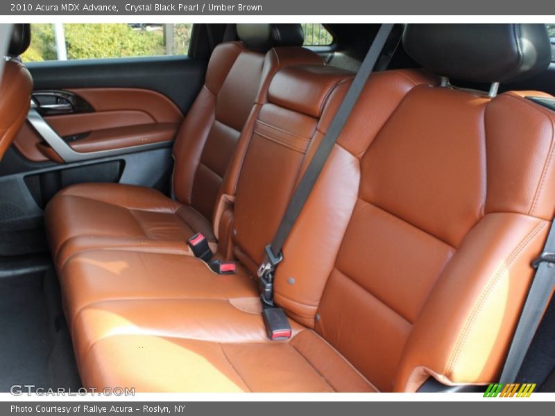 Rear Seat of 2010 MDX Advance