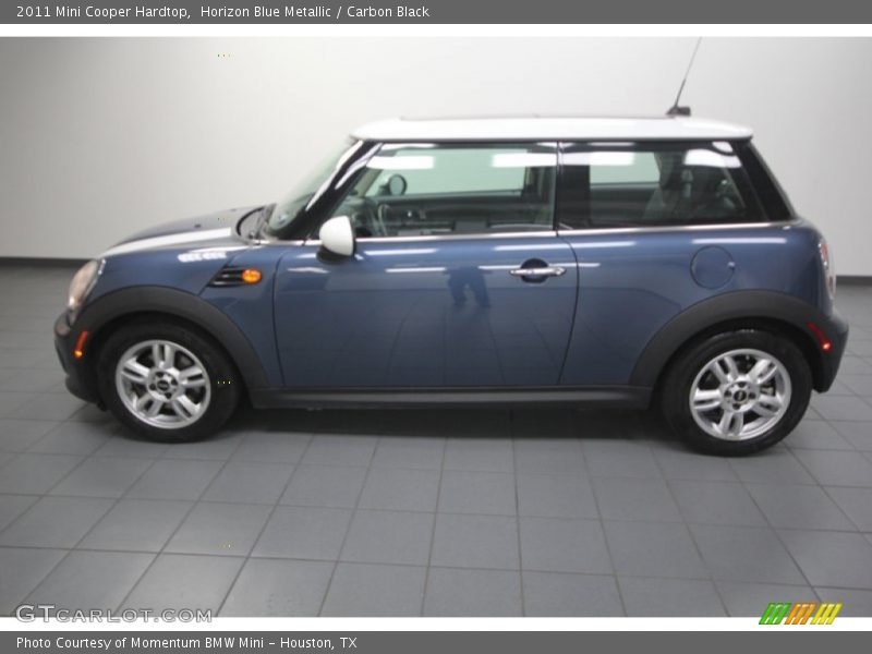 Horizon Blue Metallic / Carbon Black 2011 Mini Cooper Hardtop