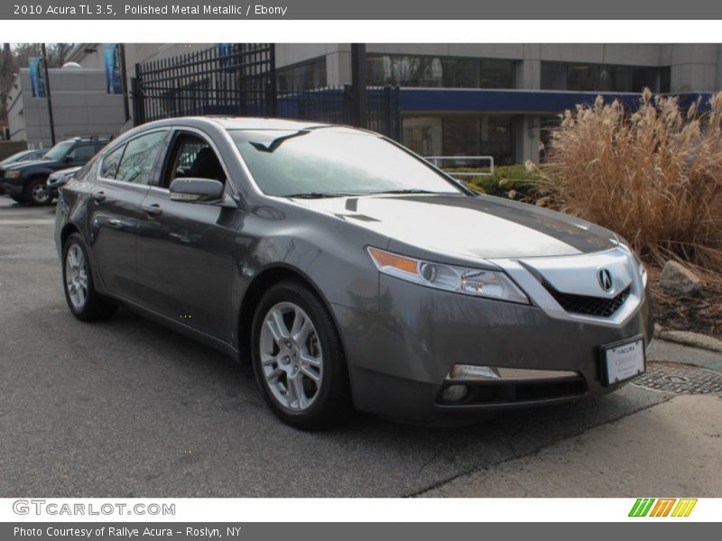 Polished Metal Metallic / Ebony 2010 Acura TL 3.5