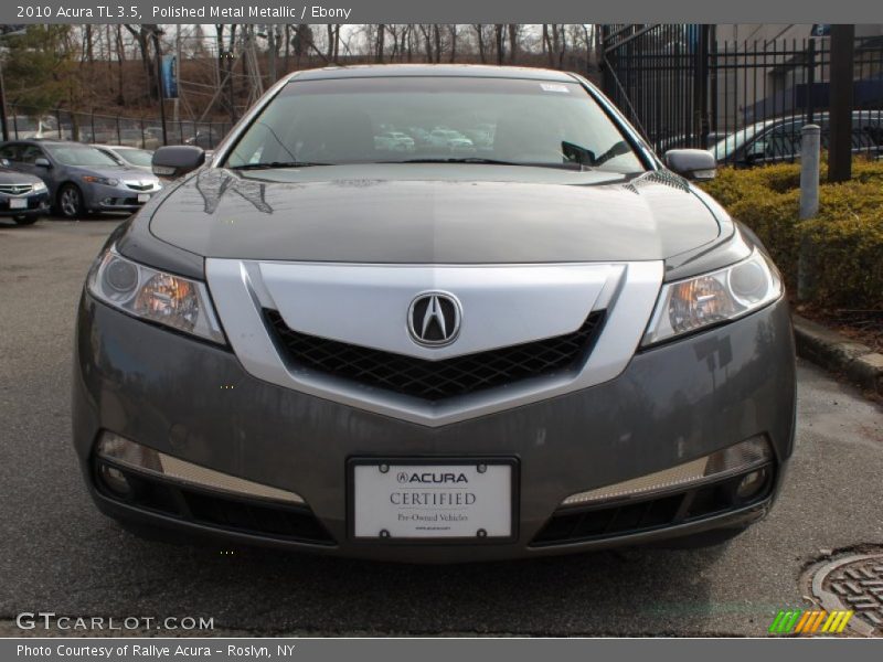 Polished Metal Metallic / Ebony 2010 Acura TL 3.5