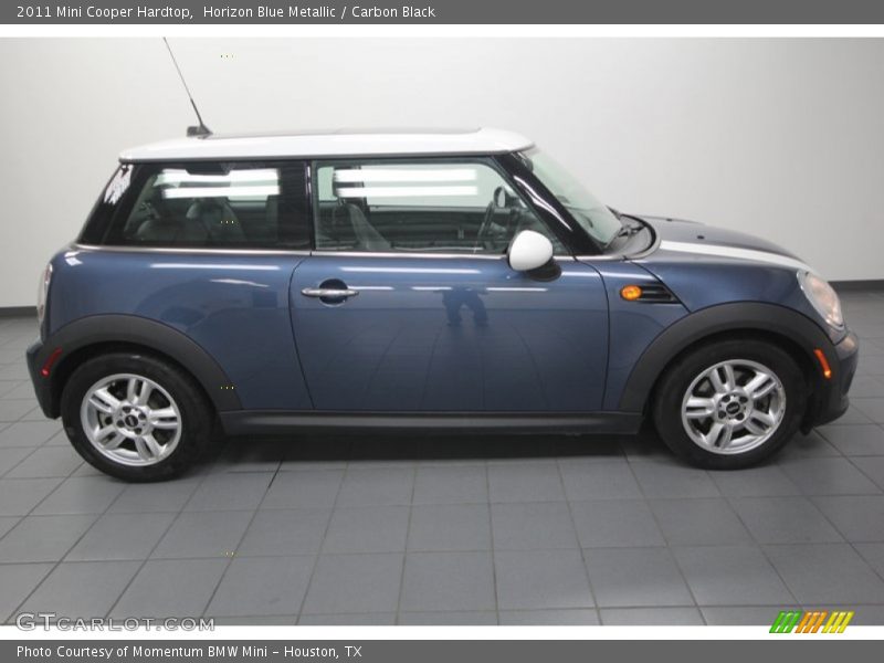 Horizon Blue Metallic / Carbon Black 2011 Mini Cooper Hardtop