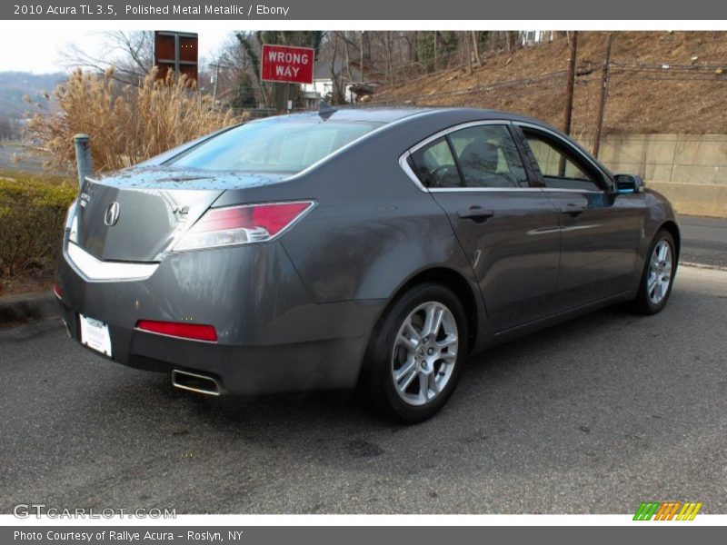 Polished Metal Metallic / Ebony 2010 Acura TL 3.5