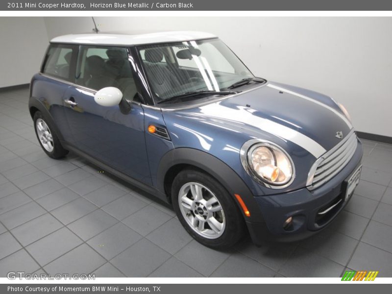 Horizon Blue Metallic / Carbon Black 2011 Mini Cooper Hardtop