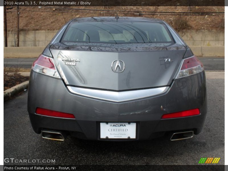 Polished Metal Metallic / Ebony 2010 Acura TL 3.5