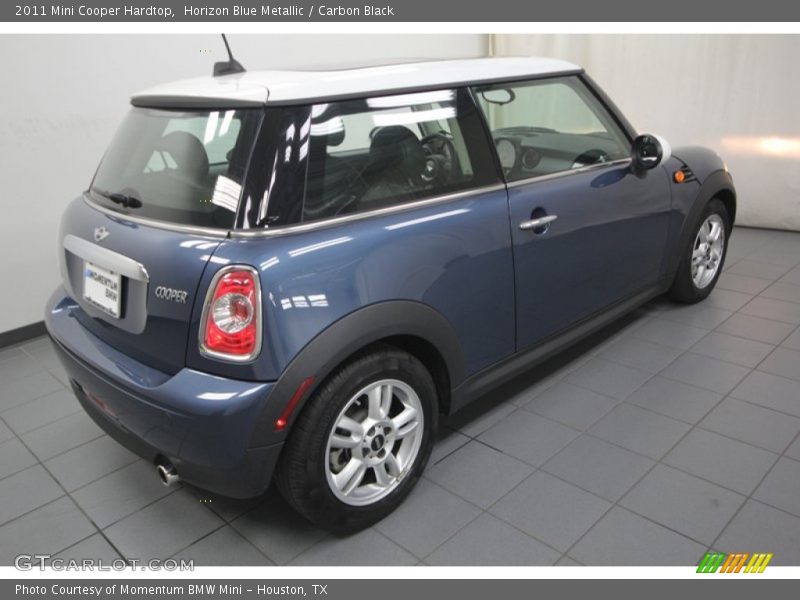 Horizon Blue Metallic / Carbon Black 2011 Mini Cooper Hardtop