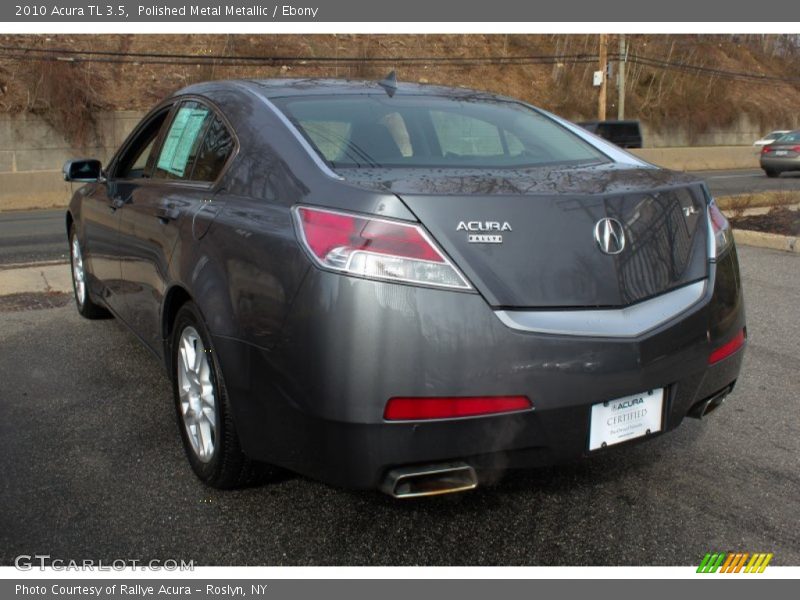 Polished Metal Metallic / Ebony 2010 Acura TL 3.5