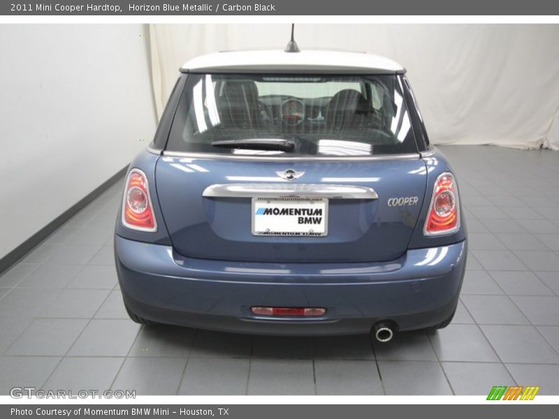 Horizon Blue Metallic / Carbon Black 2011 Mini Cooper Hardtop