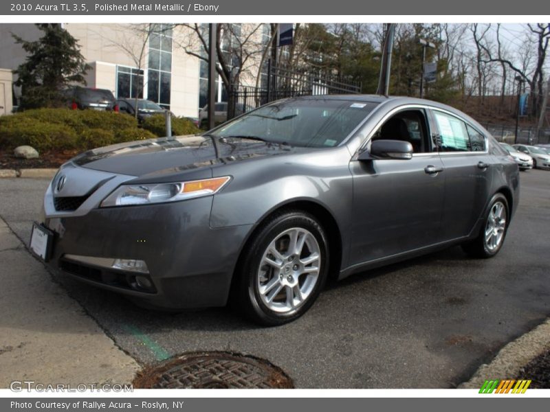 Polished Metal Metallic / Ebony 2010 Acura TL 3.5