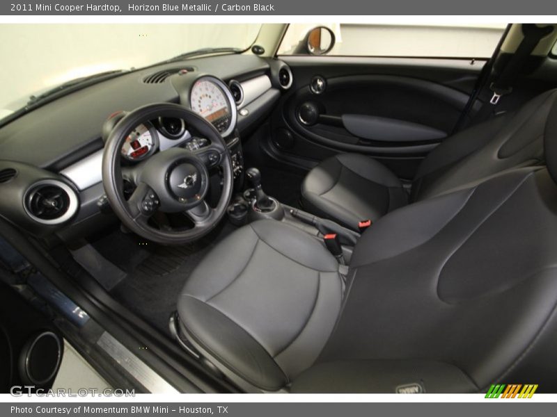 Horizon Blue Metallic / Carbon Black 2011 Mini Cooper Hardtop