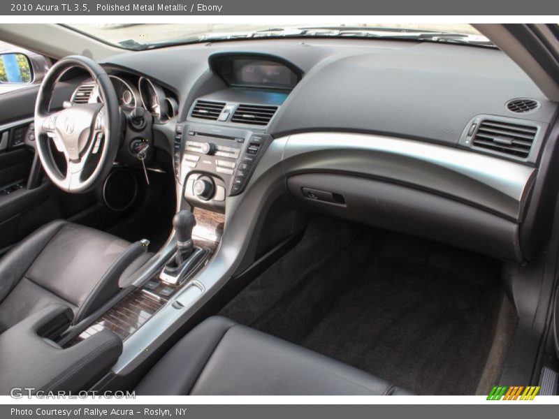 Polished Metal Metallic / Ebony 2010 Acura TL 3.5