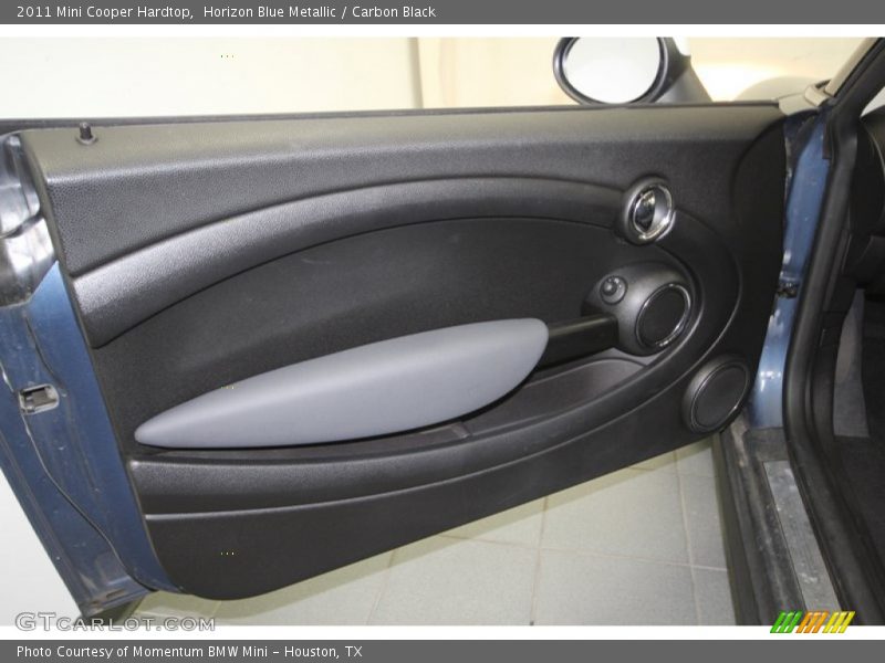 Horizon Blue Metallic / Carbon Black 2011 Mini Cooper Hardtop
