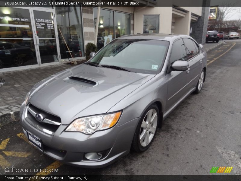 Quartz Silver Metallic / Off Black 2008 Subaru Legacy 2.5 GT Limited Sedan