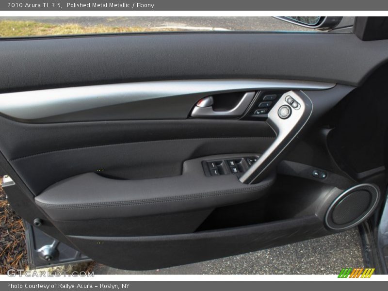 Polished Metal Metallic / Ebony 2010 Acura TL 3.5