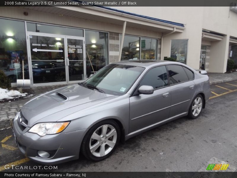Quartz Silver Metallic / Off Black 2008 Subaru Legacy 2.5 GT Limited Sedan