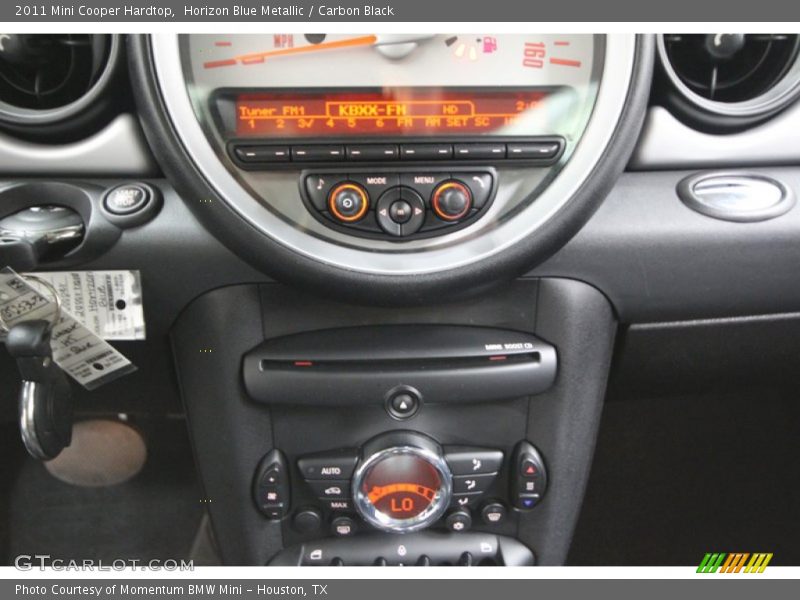 Horizon Blue Metallic / Carbon Black 2011 Mini Cooper Hardtop