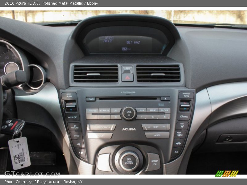 Polished Metal Metallic / Ebony 2010 Acura TL 3.5