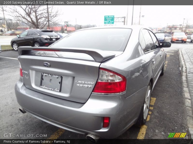 Quartz Silver Metallic / Off Black 2008 Subaru Legacy 2.5 GT Limited Sedan