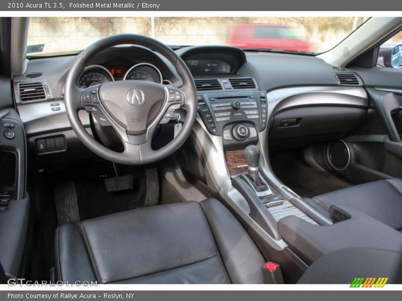 Polished Metal Metallic / Ebony 2010 Acura TL 3.5