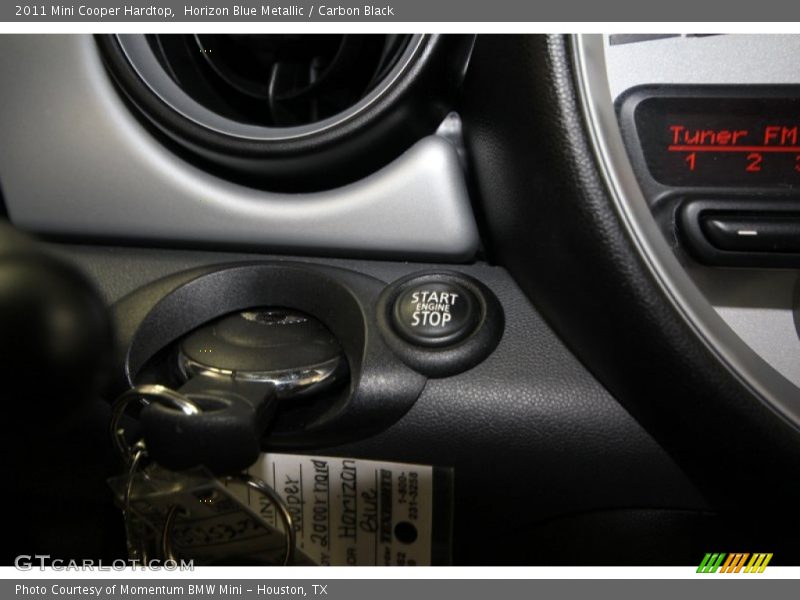 Horizon Blue Metallic / Carbon Black 2011 Mini Cooper Hardtop