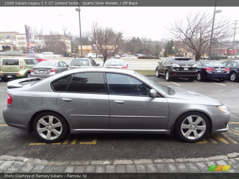 Quartz Silver Metallic / Off Black 2008 Subaru Legacy 2.5 GT Limited Sedan