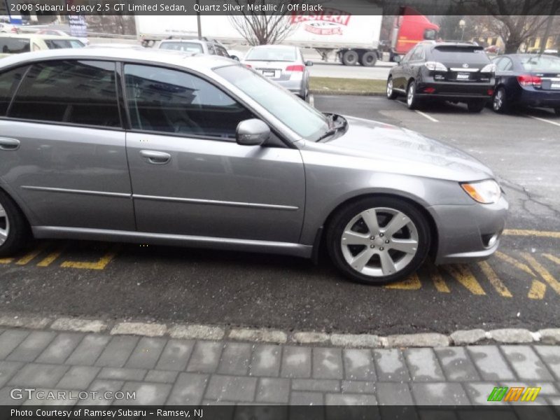 Quartz Silver Metallic / Off Black 2008 Subaru Legacy 2.5 GT Limited Sedan